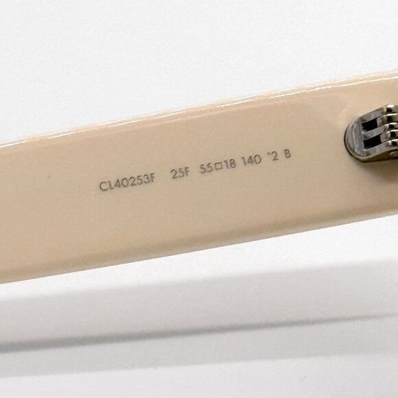 NEW CL40253F 25F IVORY WOMEN SUNGLASSES CELINE - Picture 7 of 9